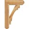 Ekena Millwork Merced Craftsman Rough Sawn Bracket w/ Offset Brace, Western Red Cedar, 8"W x 26"D x 38"H BKT0806X26X38MRC04RWR - alternate 4